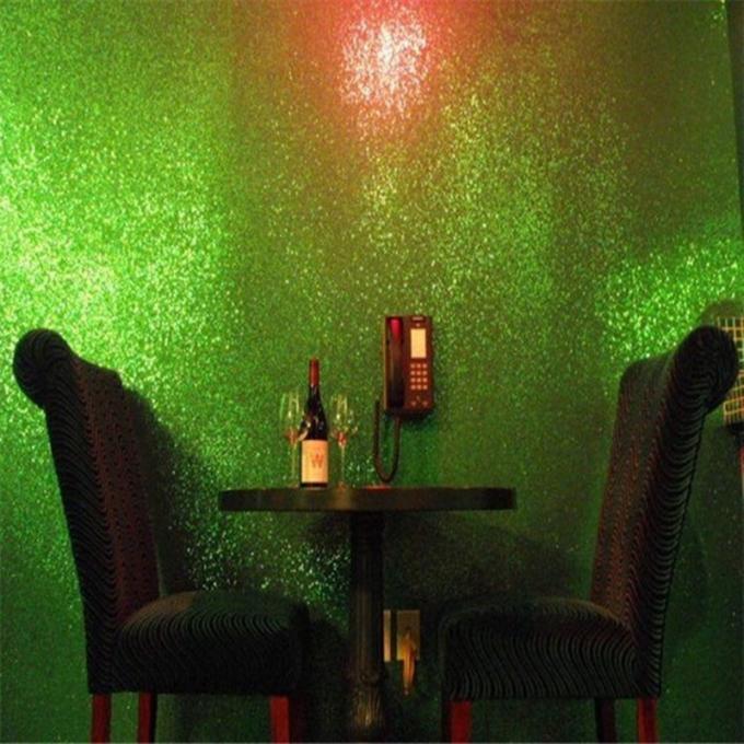 Luz - papel de parede verde para o quarto, papel de parede do brilho do brilho do ofício 3d